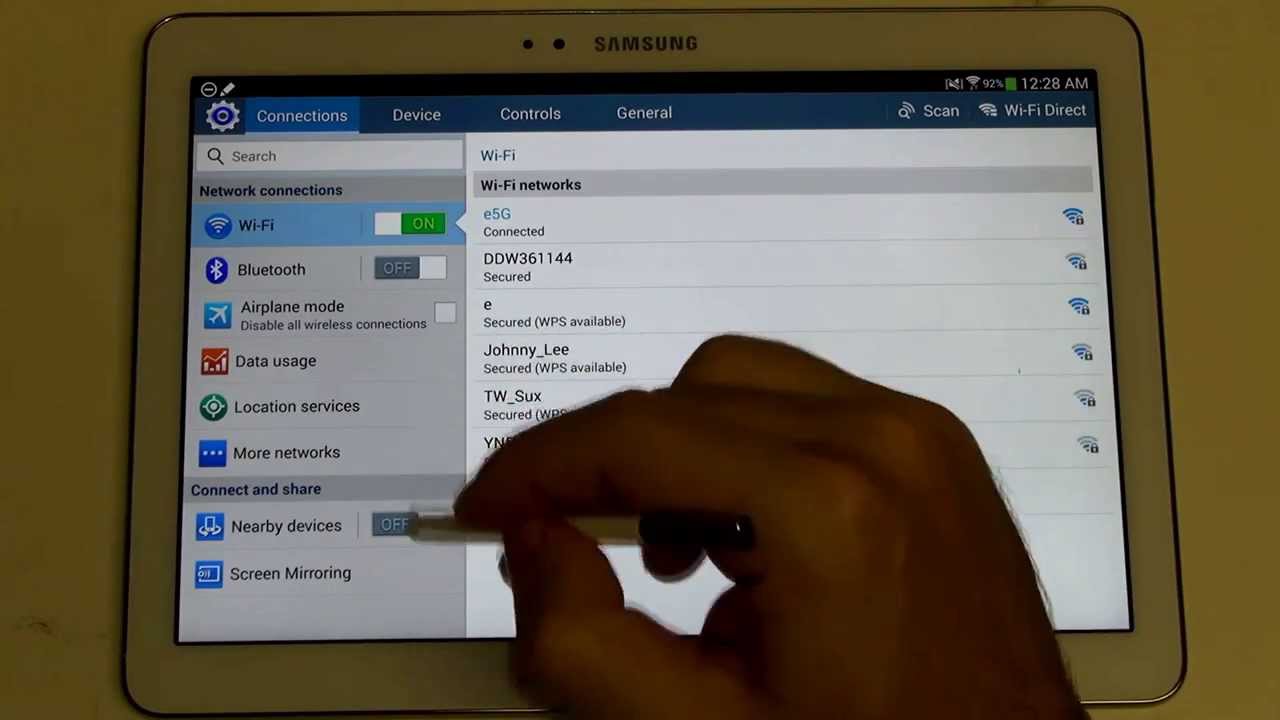 Samsung Galaxy Note 10.1 2014 Nova launcher Demo Unlock Developer options