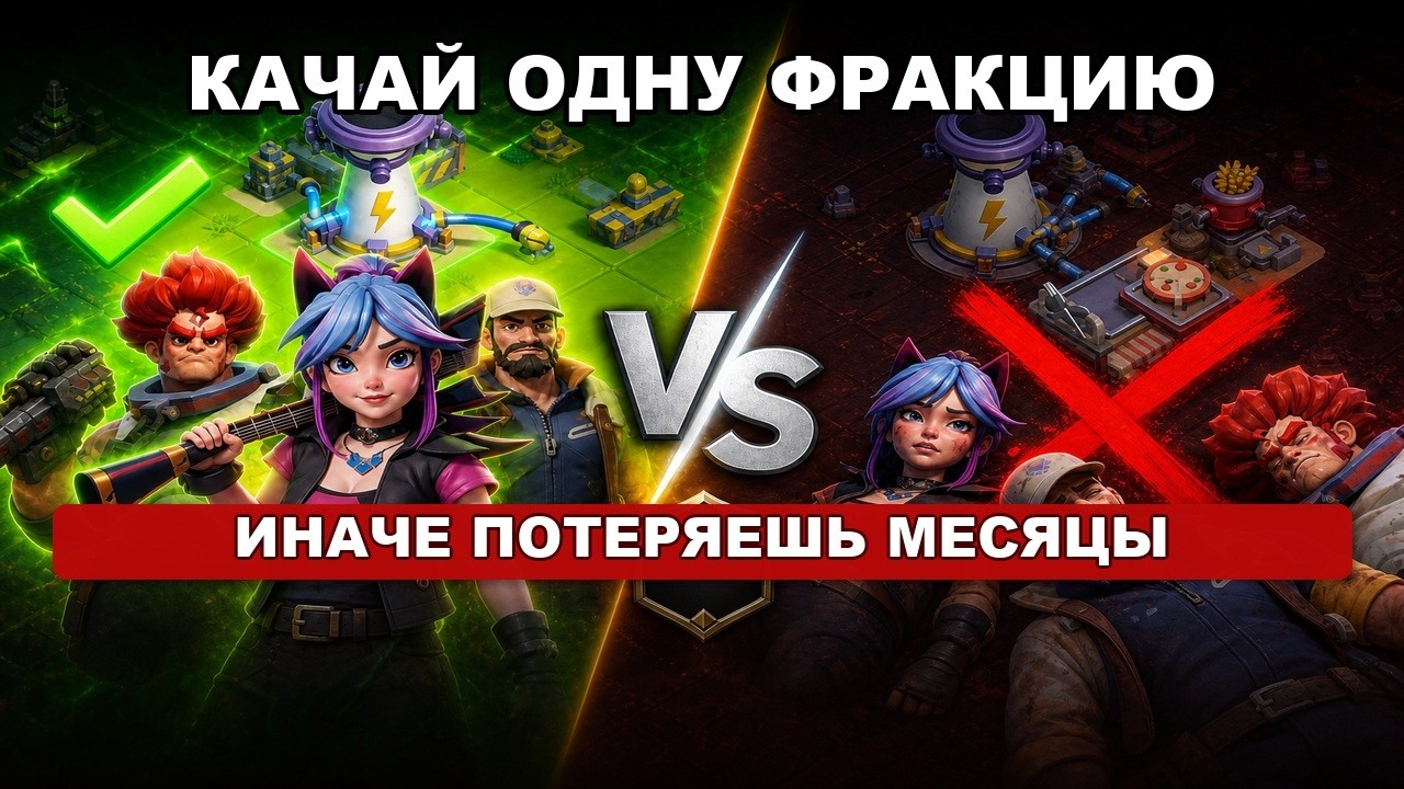 КАЧАЙ ОДНУ ФРАКЦИЮ &mdash; ИНАЧЕ ПОТЕРЯЕШЬ МЕСЯЦЫ | ЧТО КАЧАТЬ? Tiles Survive!