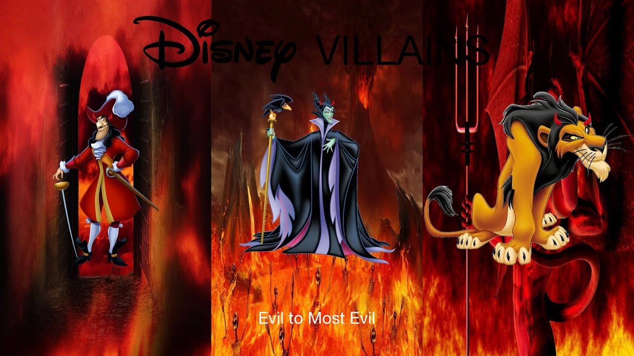Disney Animated Canon Villains: Evil to Most Evil