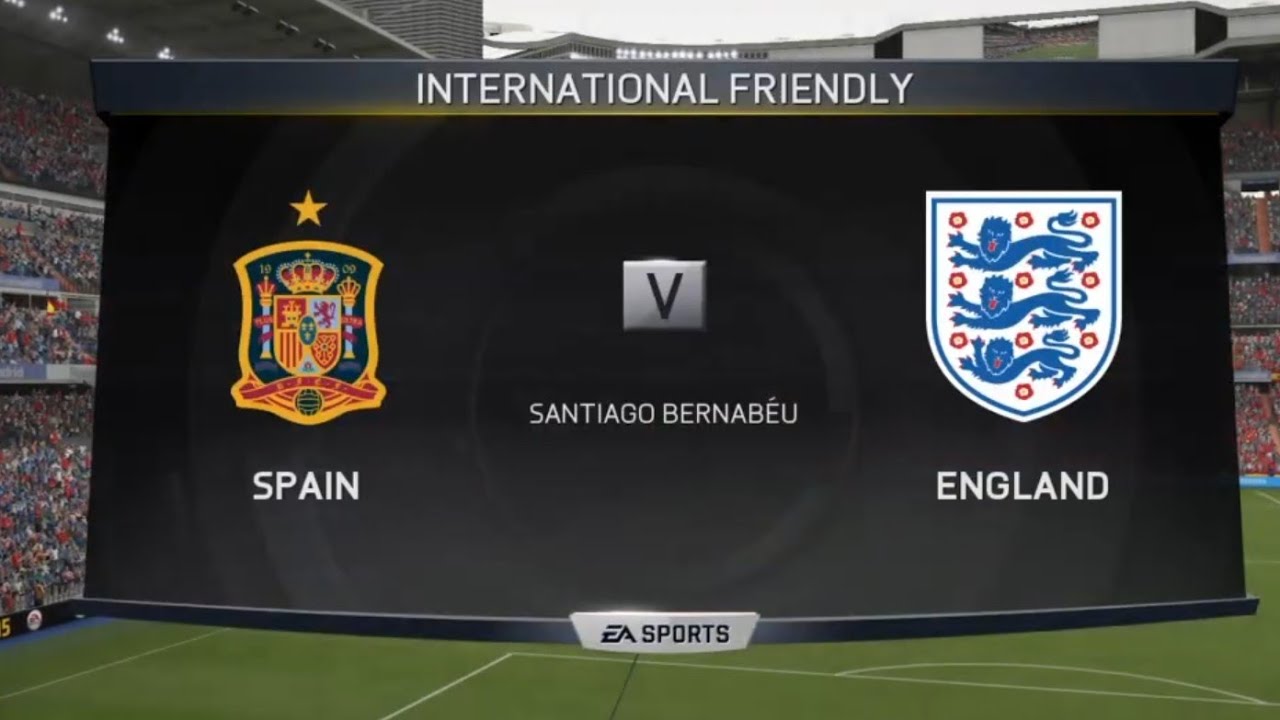 Spain vs England | FIFA 15 PS4 Gameplay