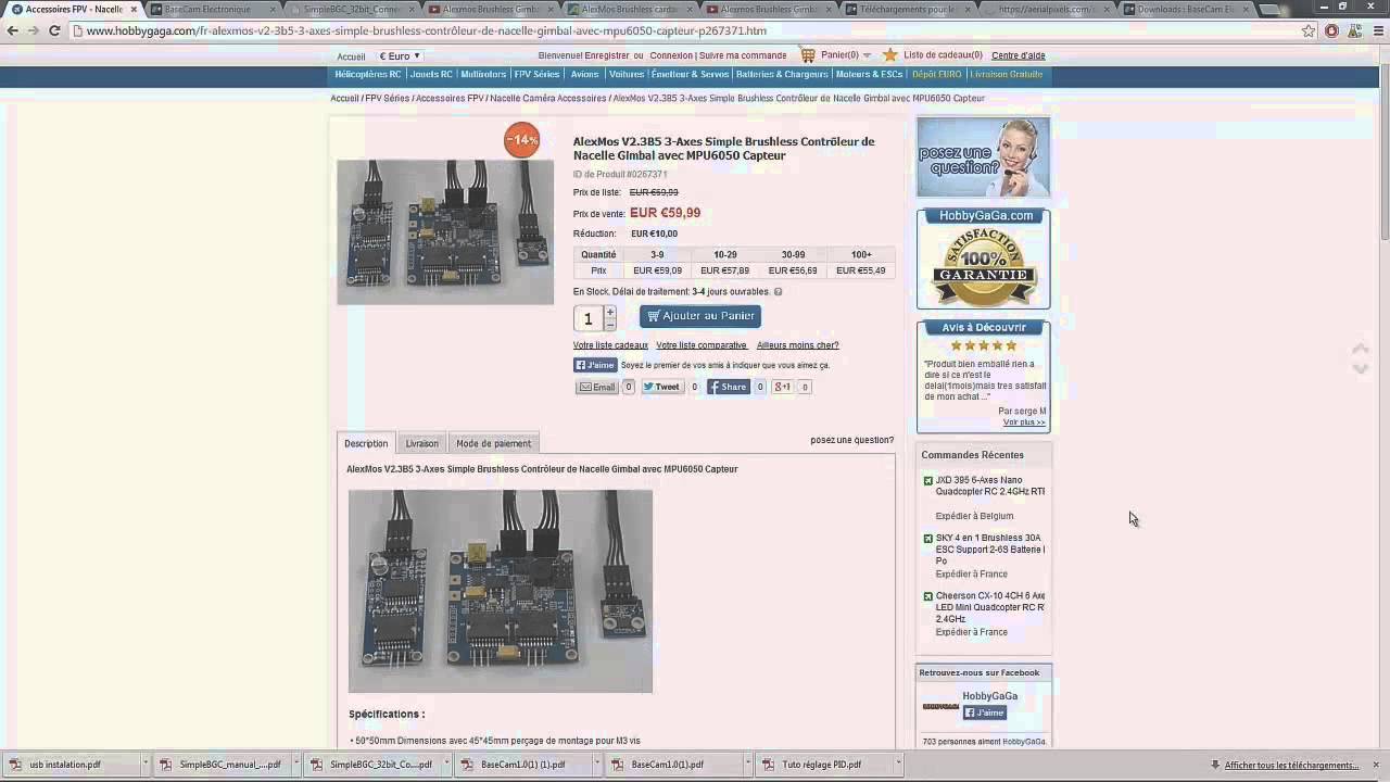 carte 3 axes hobbygaga