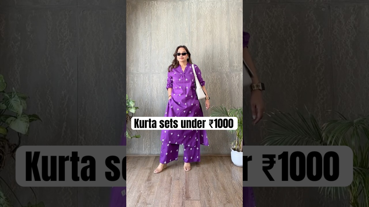 MUST-HAVE COTTON KURTA SETS UNDER ₹1000 | MYNTRA HAUL #kurtaset #myntra
