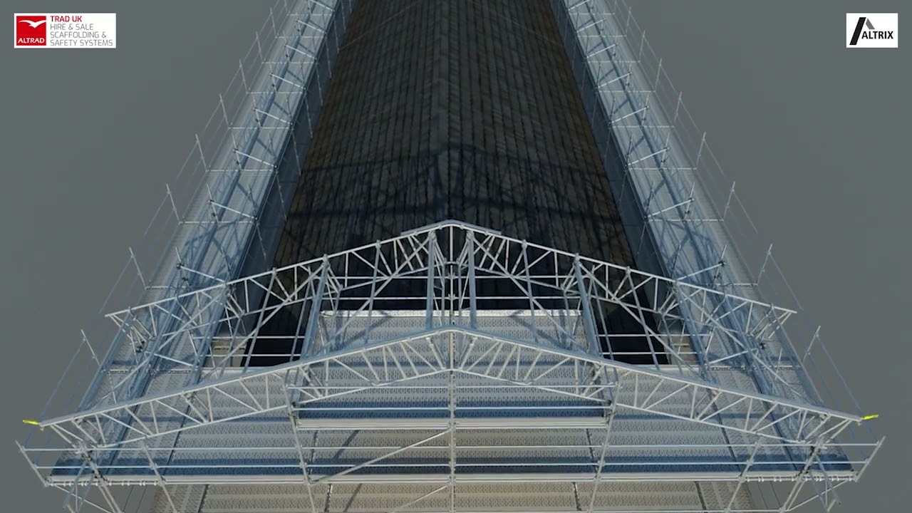 ALTRIX Temporary Roof; Erection by Hand