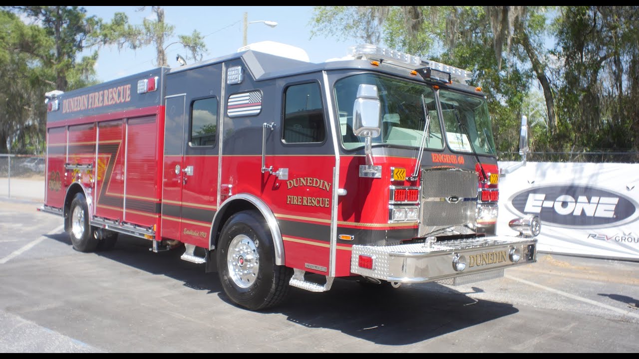 Walk Around of Dunedin Fire Rescue's Rear Mount Pumper -  SO143726
