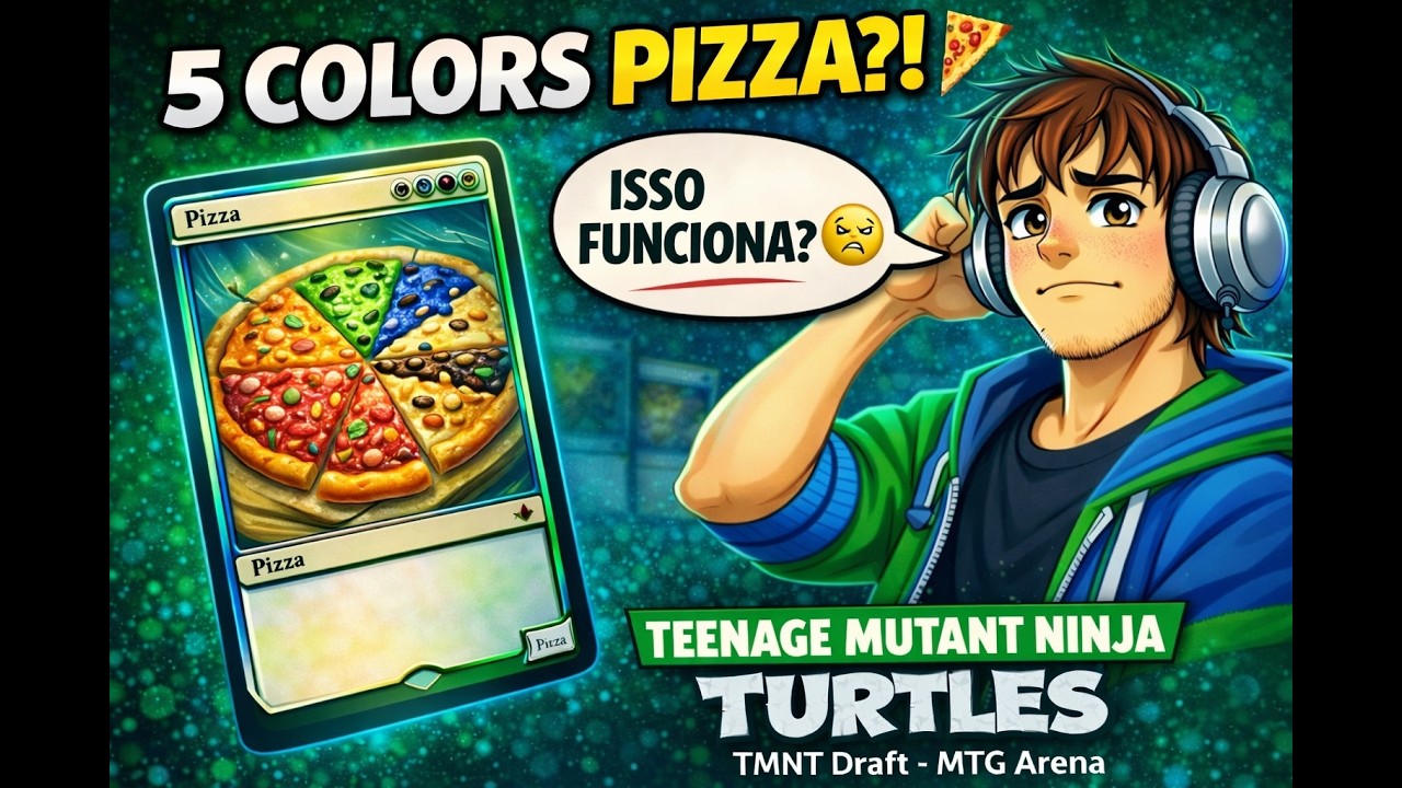 🐢  MONTEI UM 5 COLORS PIZZA 🍕… ISSO NÃO DEVIA FUNCIONAR (4-1)
