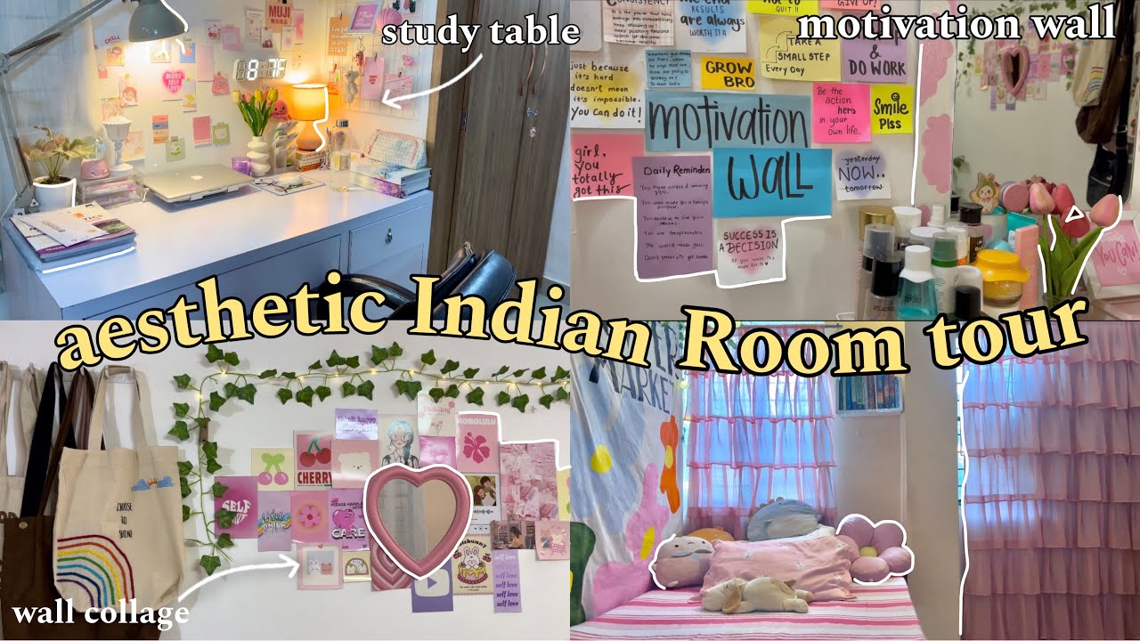 Indian Asthetic Room Tour ♡✨pinterest inspired