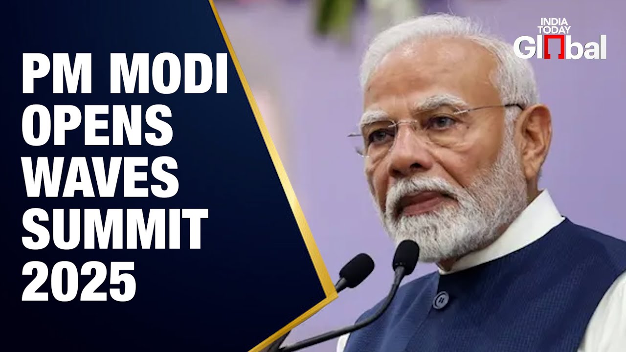 PM Modi Speech LIVE: Indian PM Modi Inaugurates WAVES Summit 2025 | PM Modi | WAVES Summit 2025