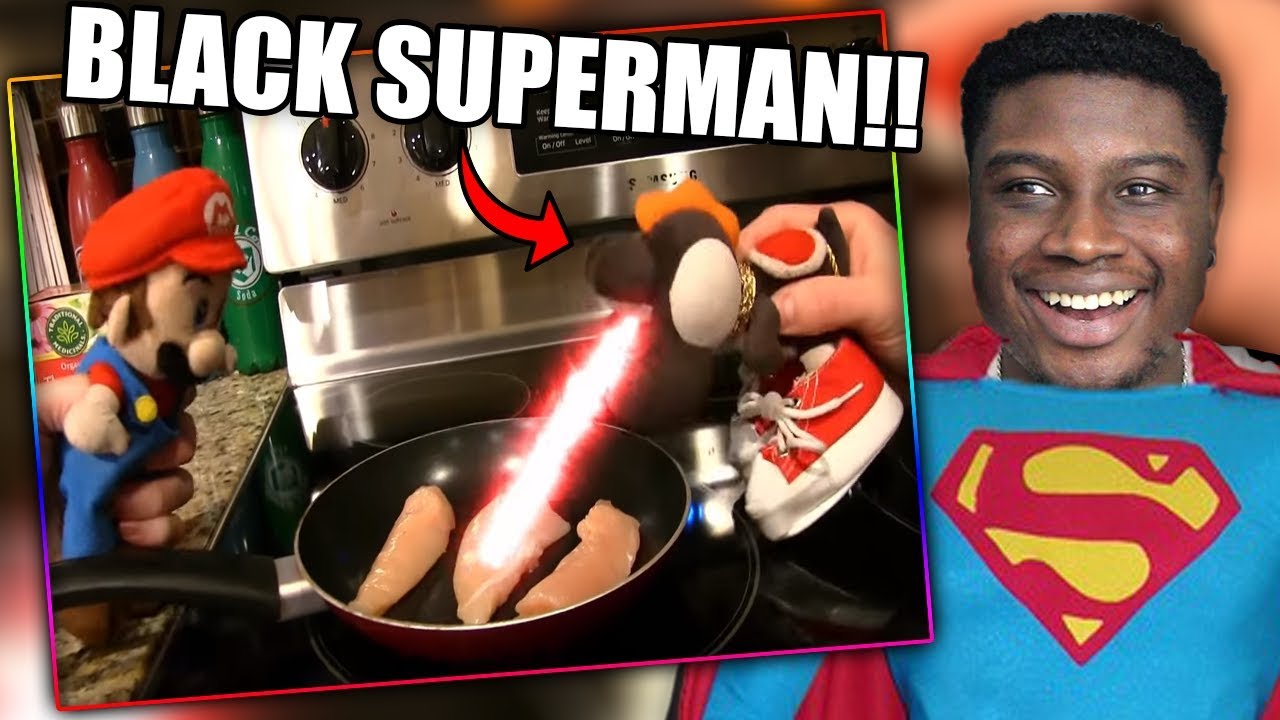BLACK YOSHI BECOMES SUPERMAN! | SML Movie: Black Yoshi's SuperPowers Reaction!