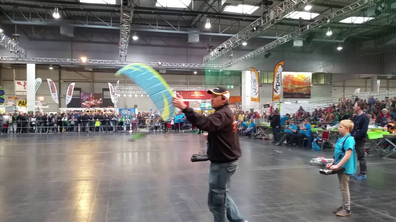 RC Paraglider LOOP Flugshow auf Intermodellbau 2016 - Teil 2