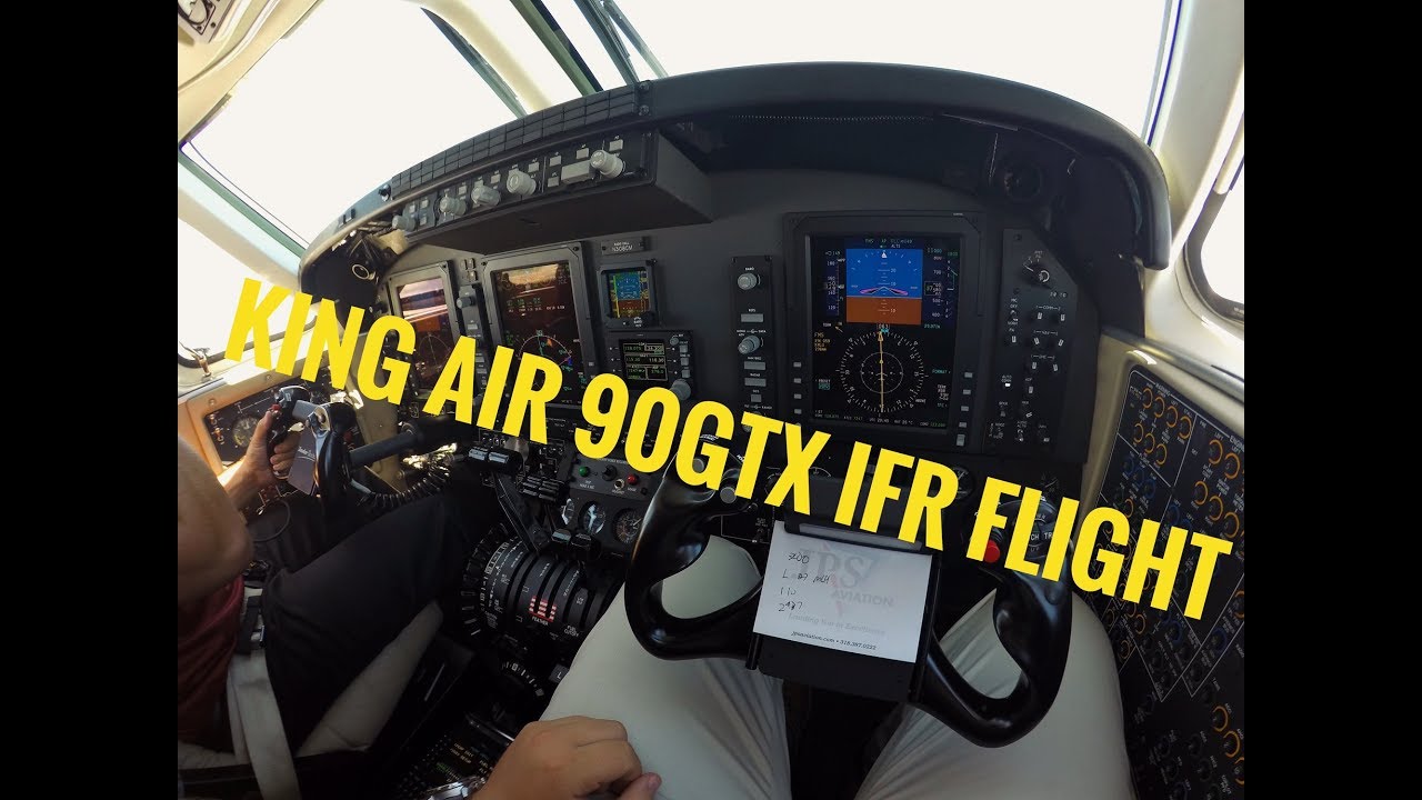 King Air 90GTx IFR Flight To Bryan, TX.