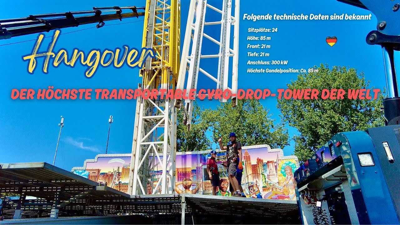 Hangover-The Tower Aufba.Größte Kirmes am Rhein 2024 Düsseldorf