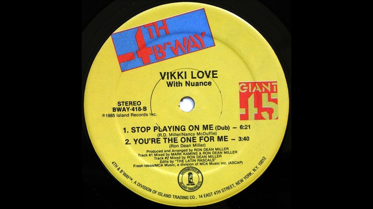 Vikki Love With Nuance – Stop Playing On Me (Dub)