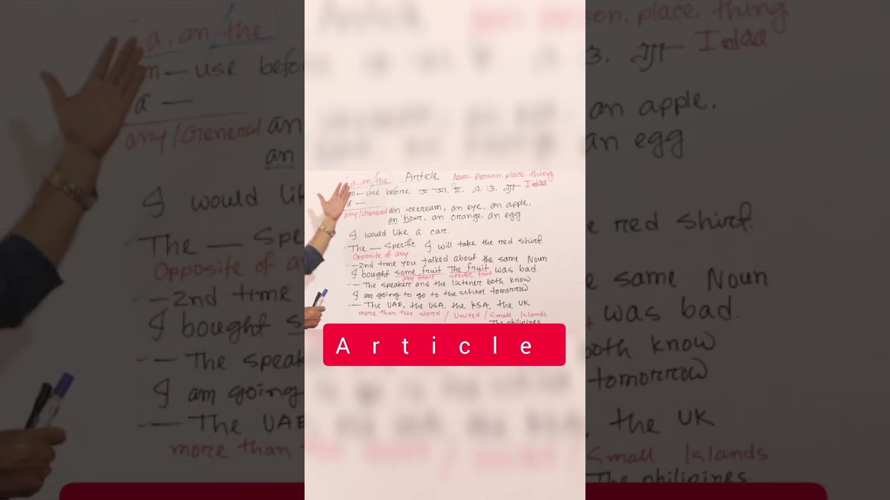 02.Article- Article+Noun