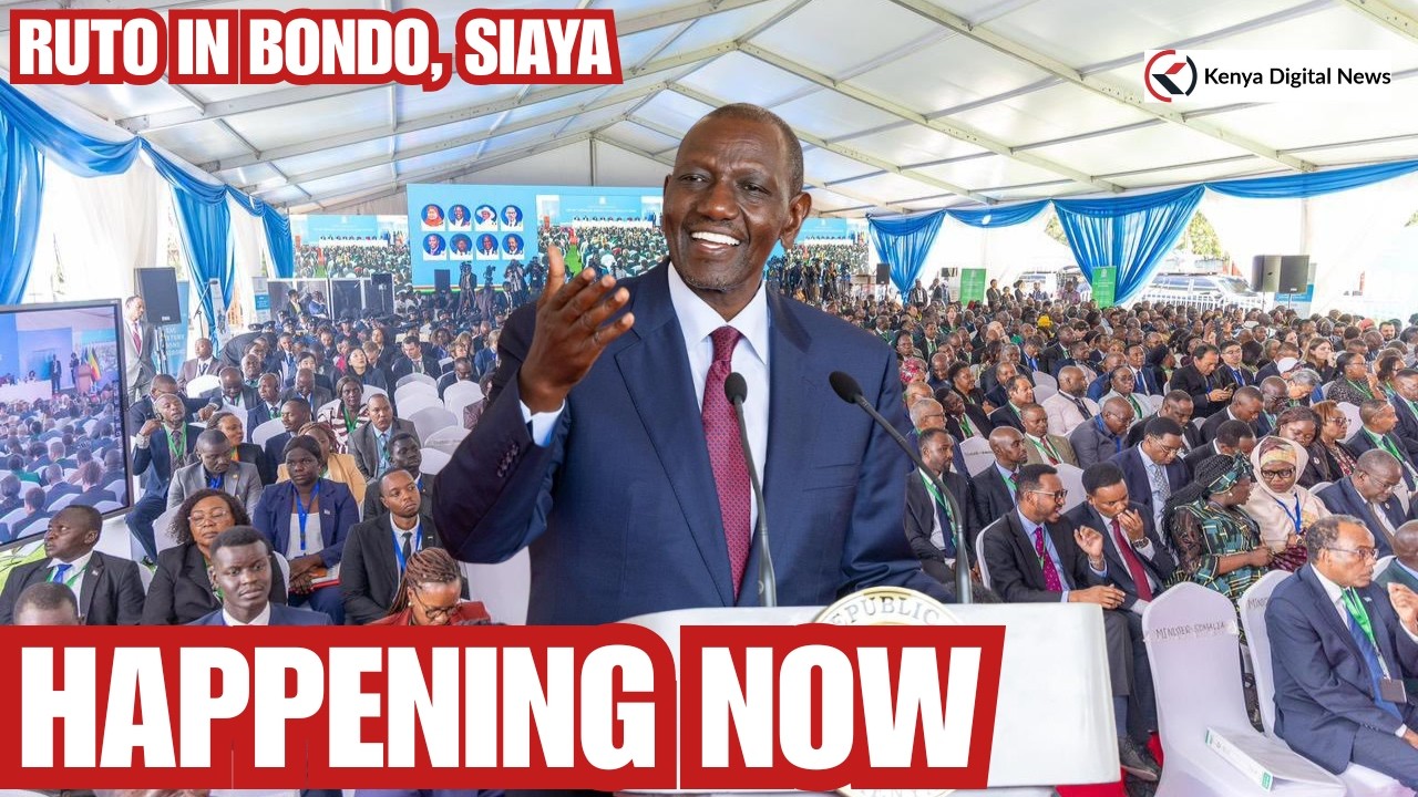 LIVE: President Ruto Presides Over  the Launch of Siaya Digital Hub & Jobs Summit