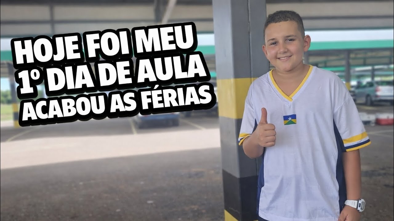 FUI LEVAR O GUILHERME NO SEU PRIMEIRO DIA DE AULA !  (ACABOU FÉRIAS) FORYOU