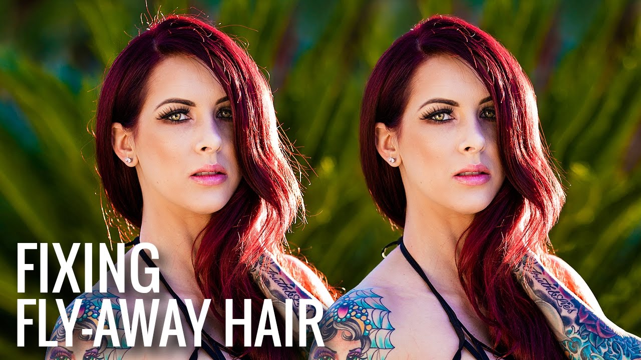 3 Steps to Remove and Fix Flyaway Hair or Stray Hair in Photoshop
