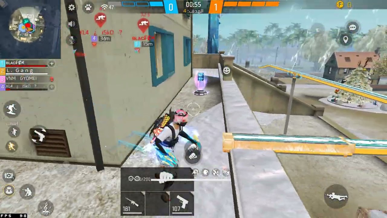test free fire rtx 3060 12ram /i5 12400f 4k