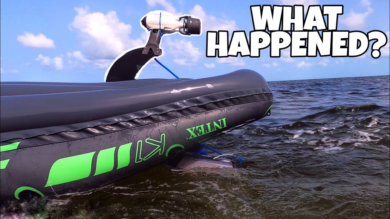 I MOTORIZED AMAZON CHEAPEST KAYAK WITH Bixpy Jet Intext CHALLENGER K1