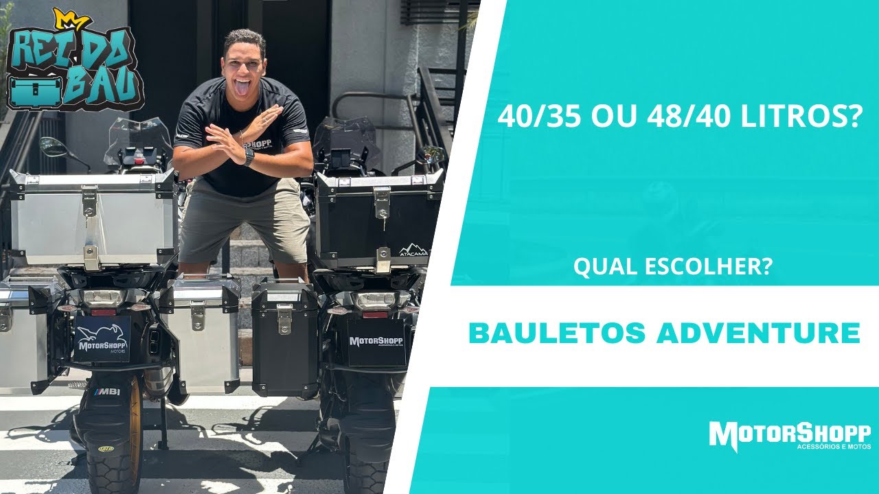 Qual baú lateral escolher? 40/35 ou 48/40 Litros?