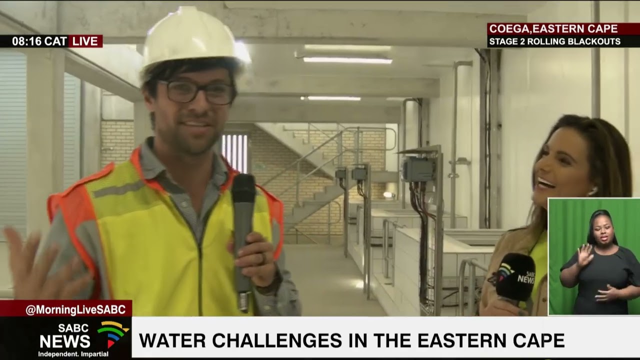 Leanne Manas goes on a walkabout at Coega Kop Water Treatment Works in Gqeberha