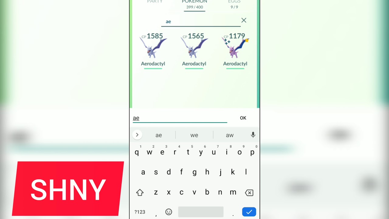 Pokemon Go Shiny Hunting - Shiny Aerodactyl