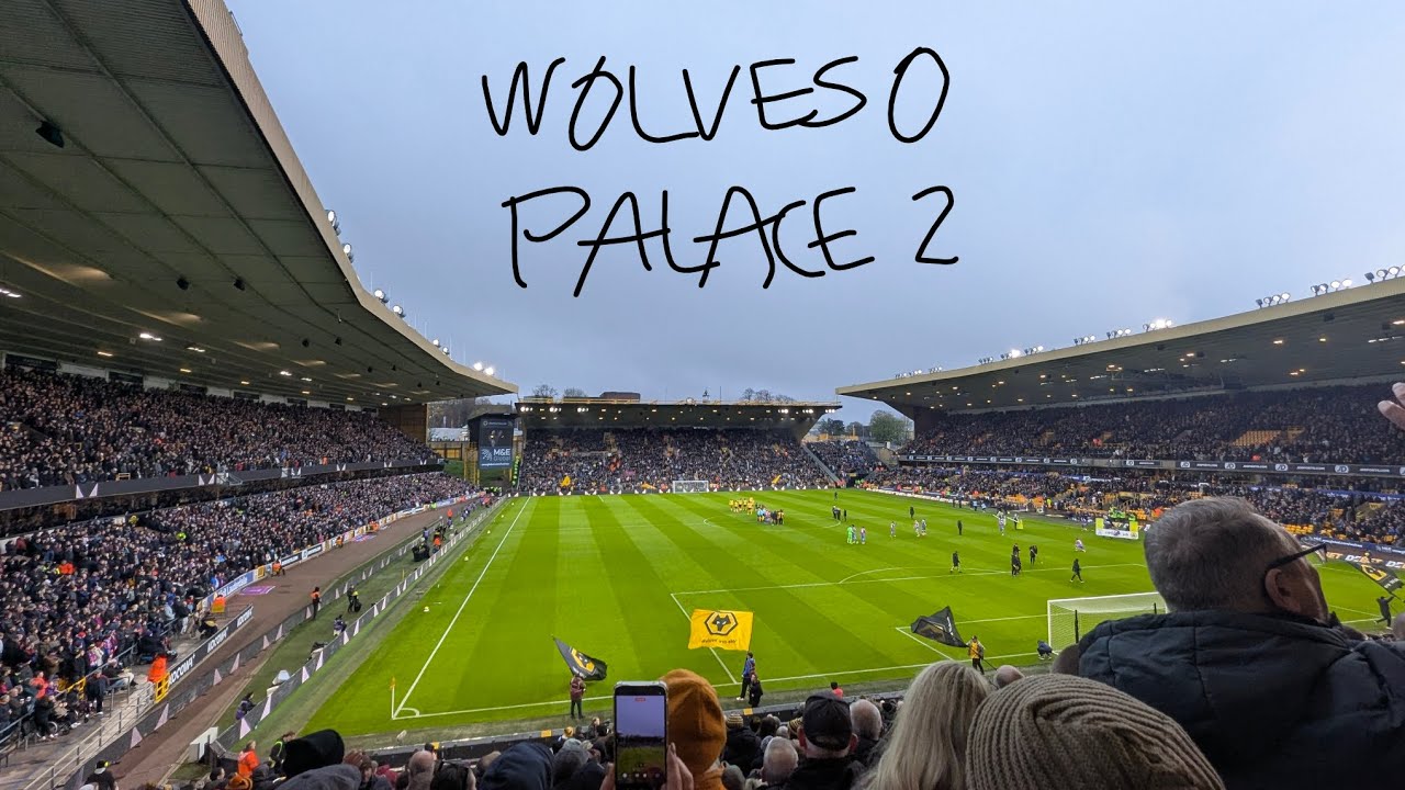 Wolves 0-2 Crystal Palace, Palace wins at Wolves again! Match vlog. 