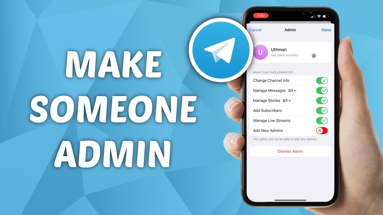 How to Add Admin on Telegram! (2025)