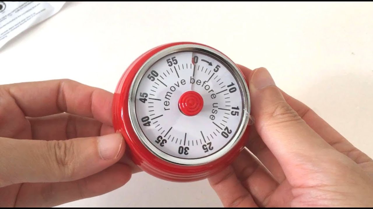 Unboxing Analog TIMER, Mechanical tick tock ticking - ASMR