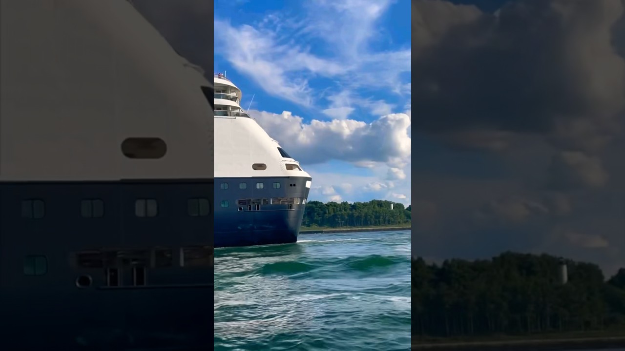 Sailboat Hits MASSIVE Cruise Ship Wake 🌊 😳 
