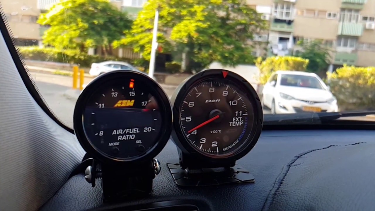 Ставим датчик смеси - AEM 30-0300 Air Fuel Ratio (AFR) Installation. Широкополосный лямбда зонд AEM.