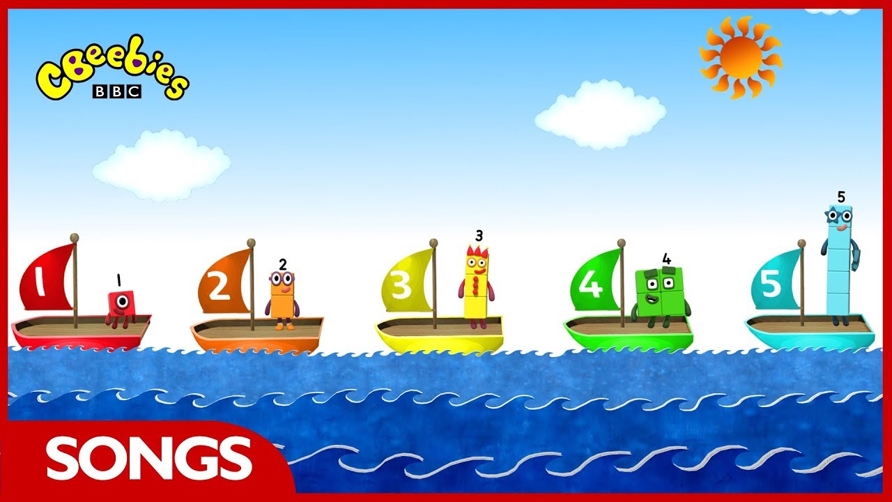 Numberblocks Songs | Five Little Boats
