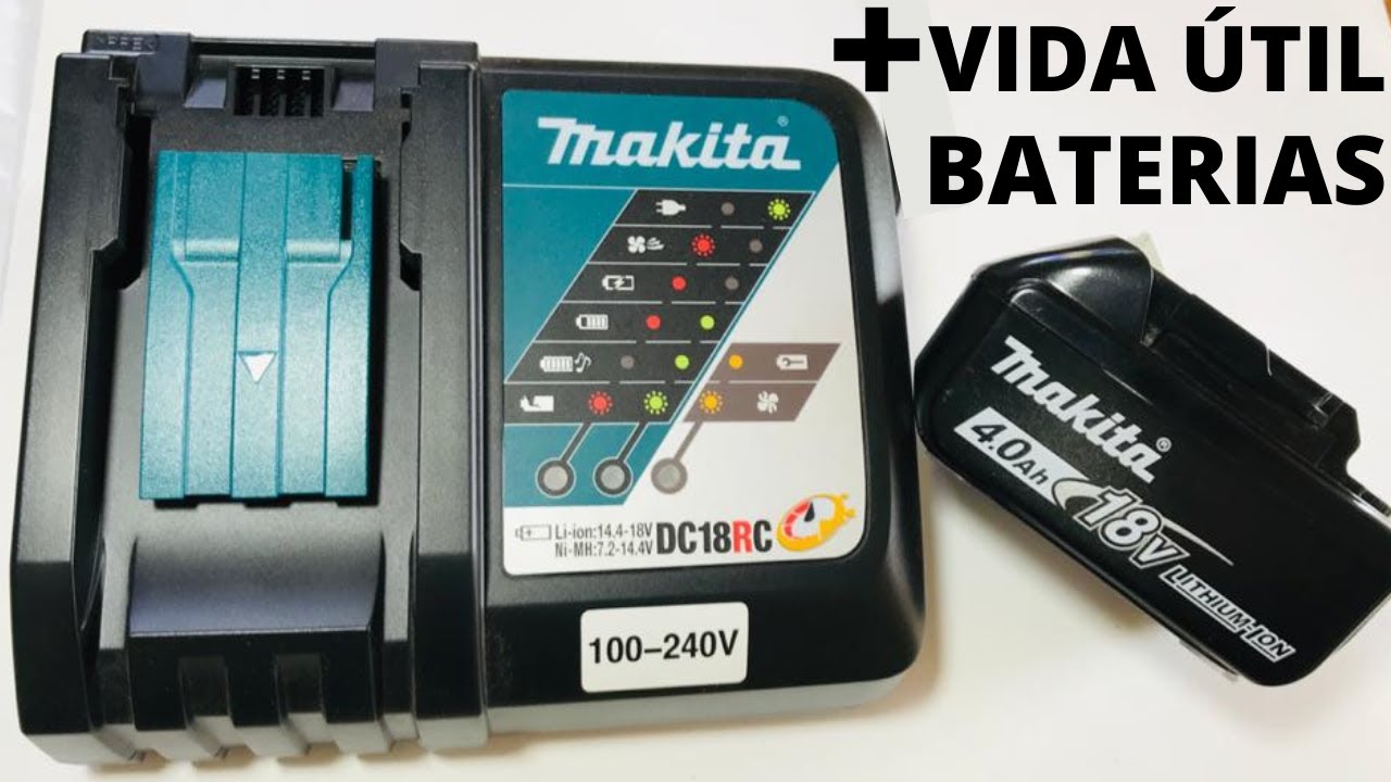 COMO AUMENTAR VIDA ÚTIL DAS BATERIAS MAKITA E COMO PROGRAMAR CARREGADOR DE BATERIA MAKITA DC18RC
