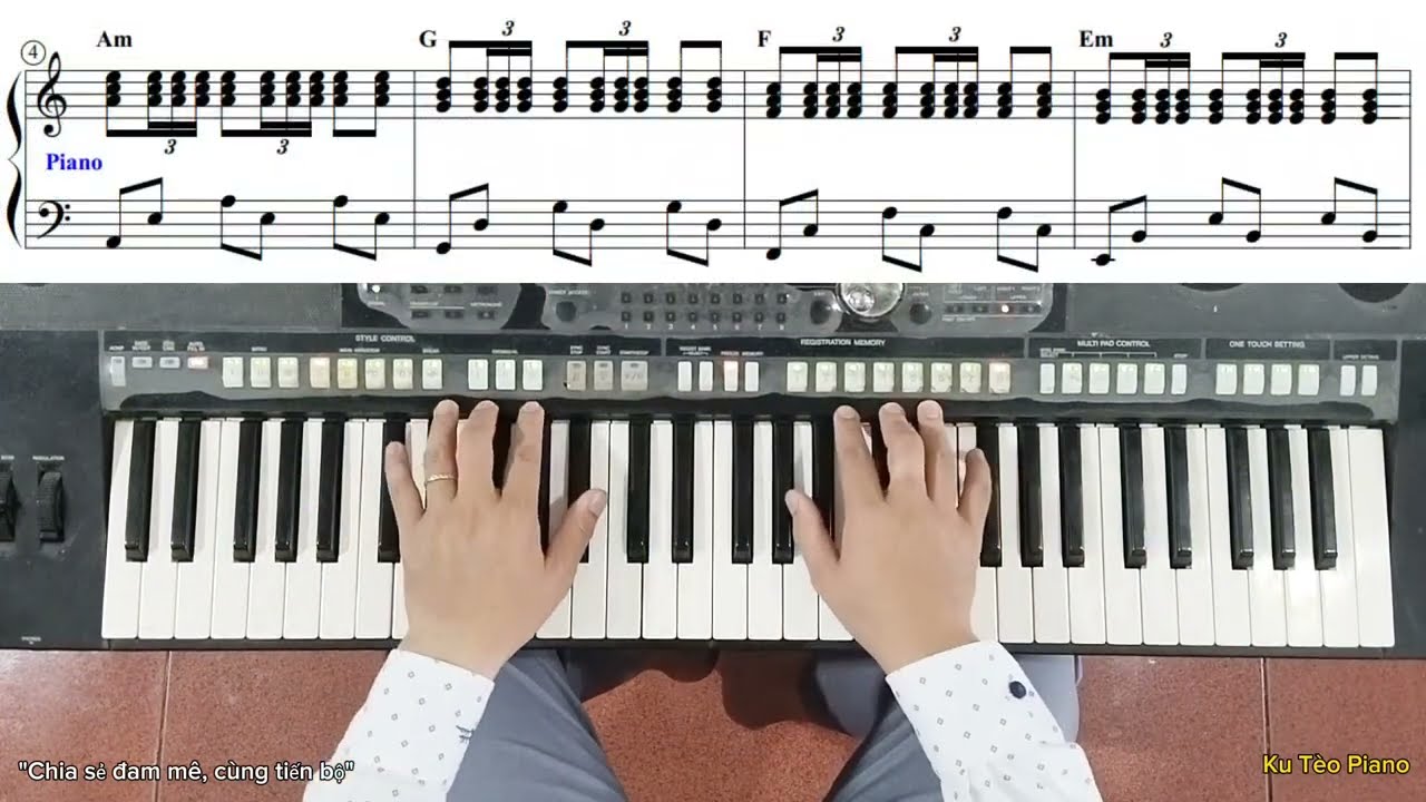 Hướng dẫn đệm hát | Piano Boston | Cách đệm hát Piano Style BOSTON | Ku Tèo Piano.