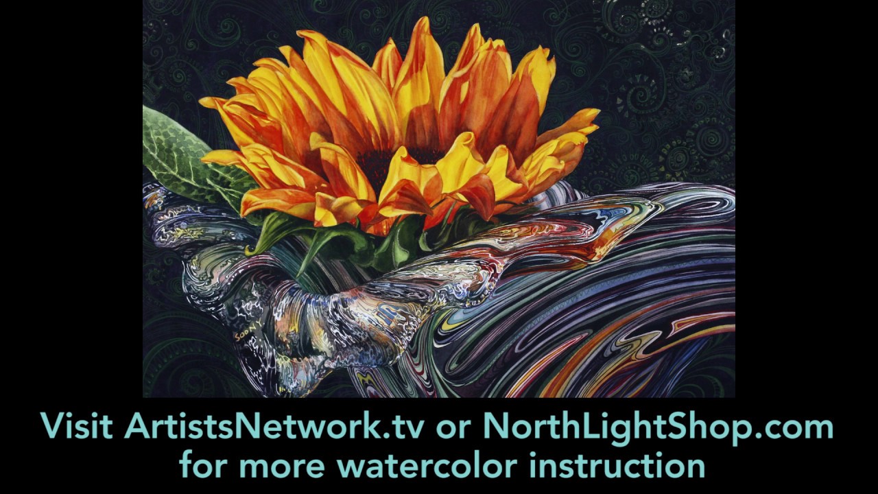 Texture Design Tips for Watercolor Painting by Soon Y. Warren