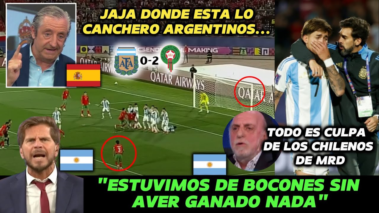 DEVASTADOS! PRENSA ARGENTINA FURIOSOS POR PERDER LA FINAL DEL MUNDIAL SUB 2O| ARGENTINA VS MARRUECOS