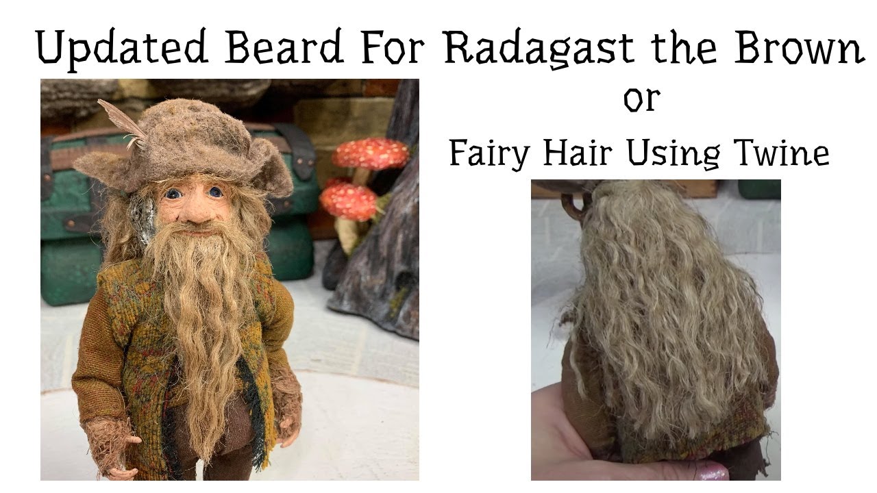 Updated Beard For Radagast or Gorgeous Fairy Hair Using Twine