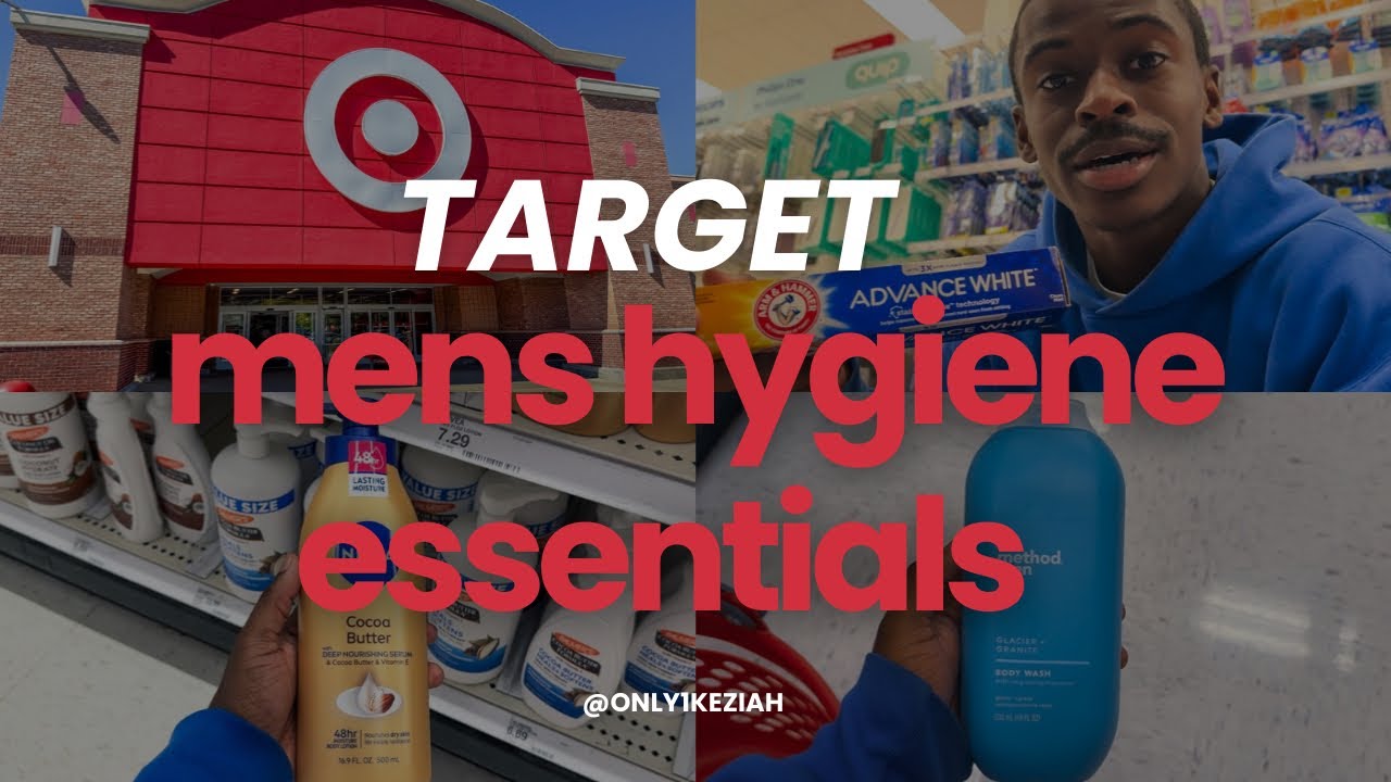 HYGIENE ESSENTIALS ALL MEN SHOULD HAVE AT TARGET || SHOPPING VLOG