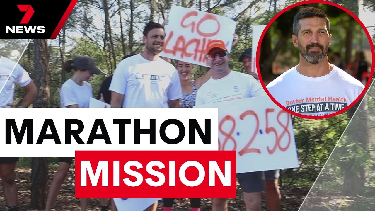 Lachlan Stuart to run 58 marathons in 58 days to raise money for mental health | 7NEWS