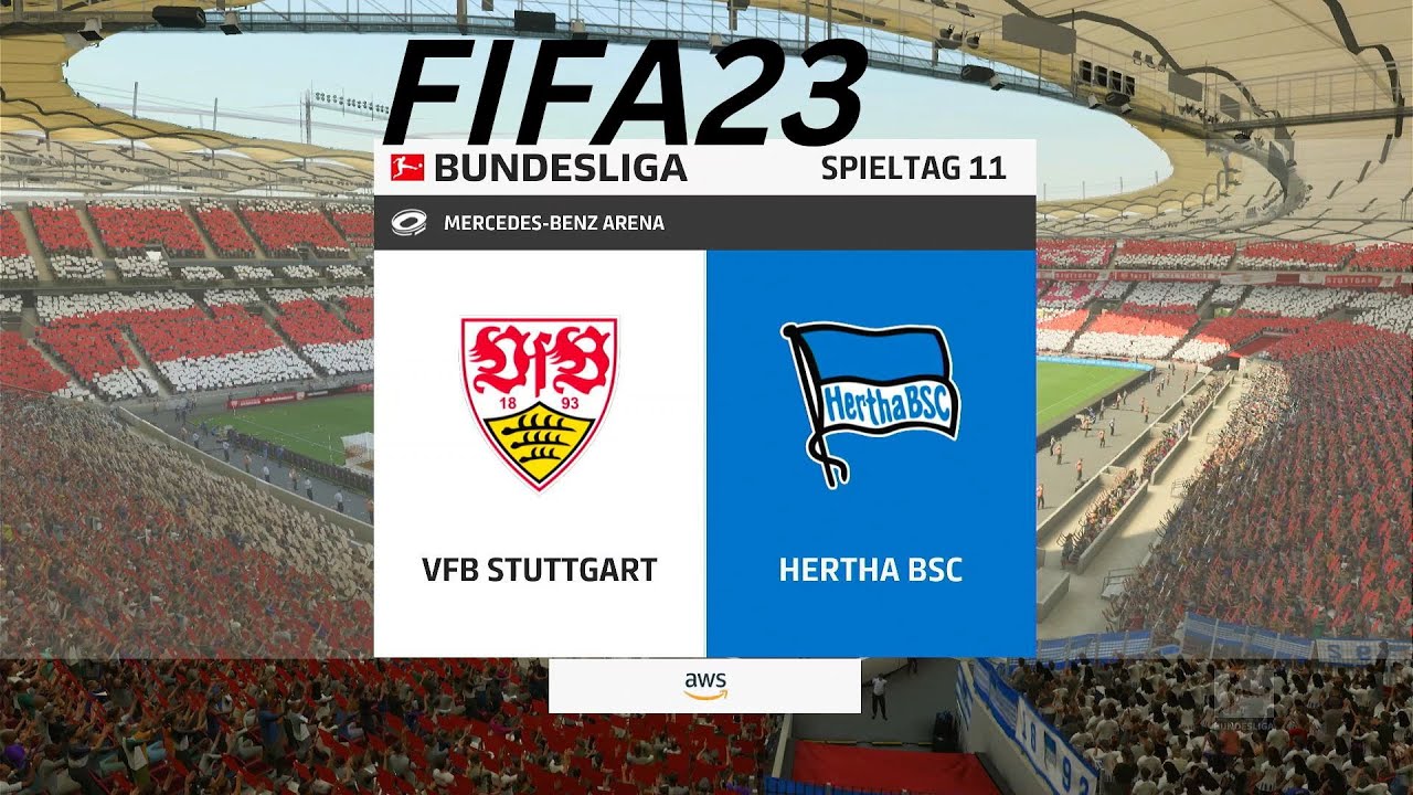 Fifa 23 - VFB Stuttgart vs. Hertha BSC Berlin - Bundesliga Match [Fifa 23 Gameplay] [Ps4]
