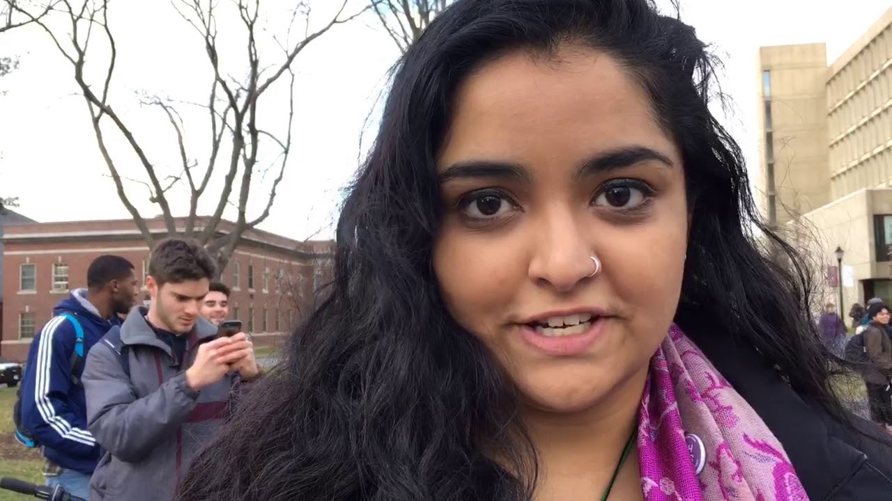 UMass students rally against racism