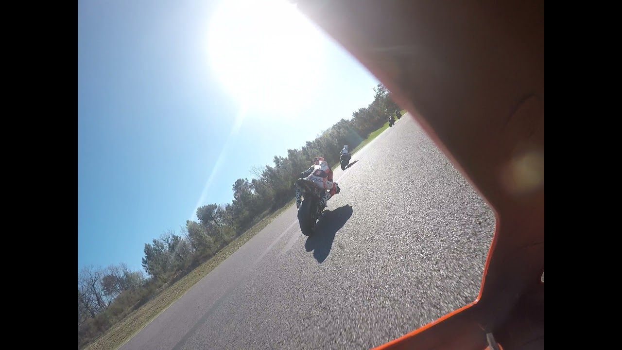 Roulage Circuit de Haute Saintonge 04/04/2021 avec Camille CBR600RR.