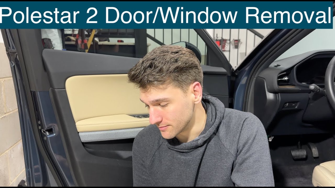 Polestar 2 Door and Window Removal and Sound Deadening