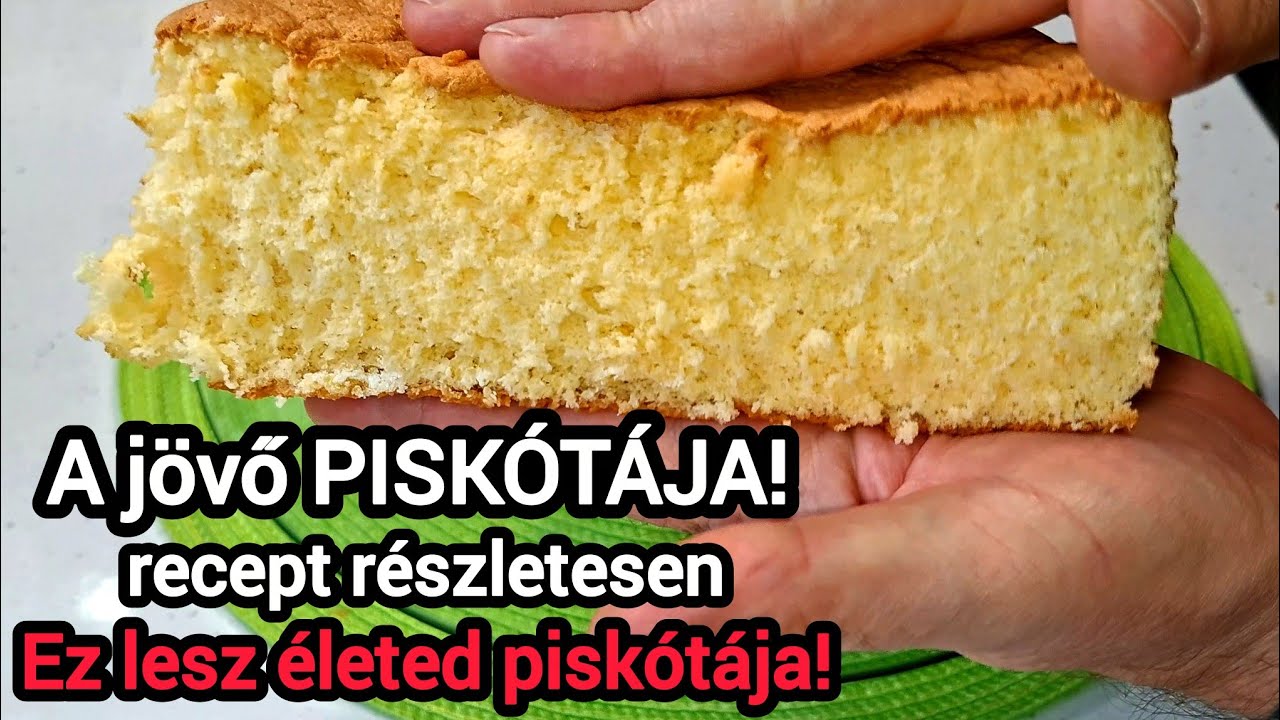 Piskóta recept részletesen. El se lehet rontani,kezdőknek is.