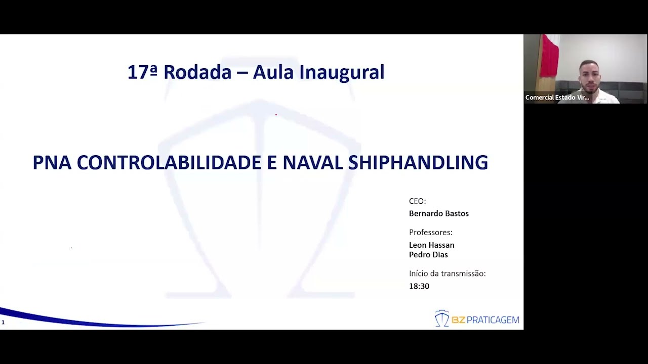 Aula de abertura gratuita da 17ª Rodada de Exercícos com correção ao vivo BZ Praticagem
