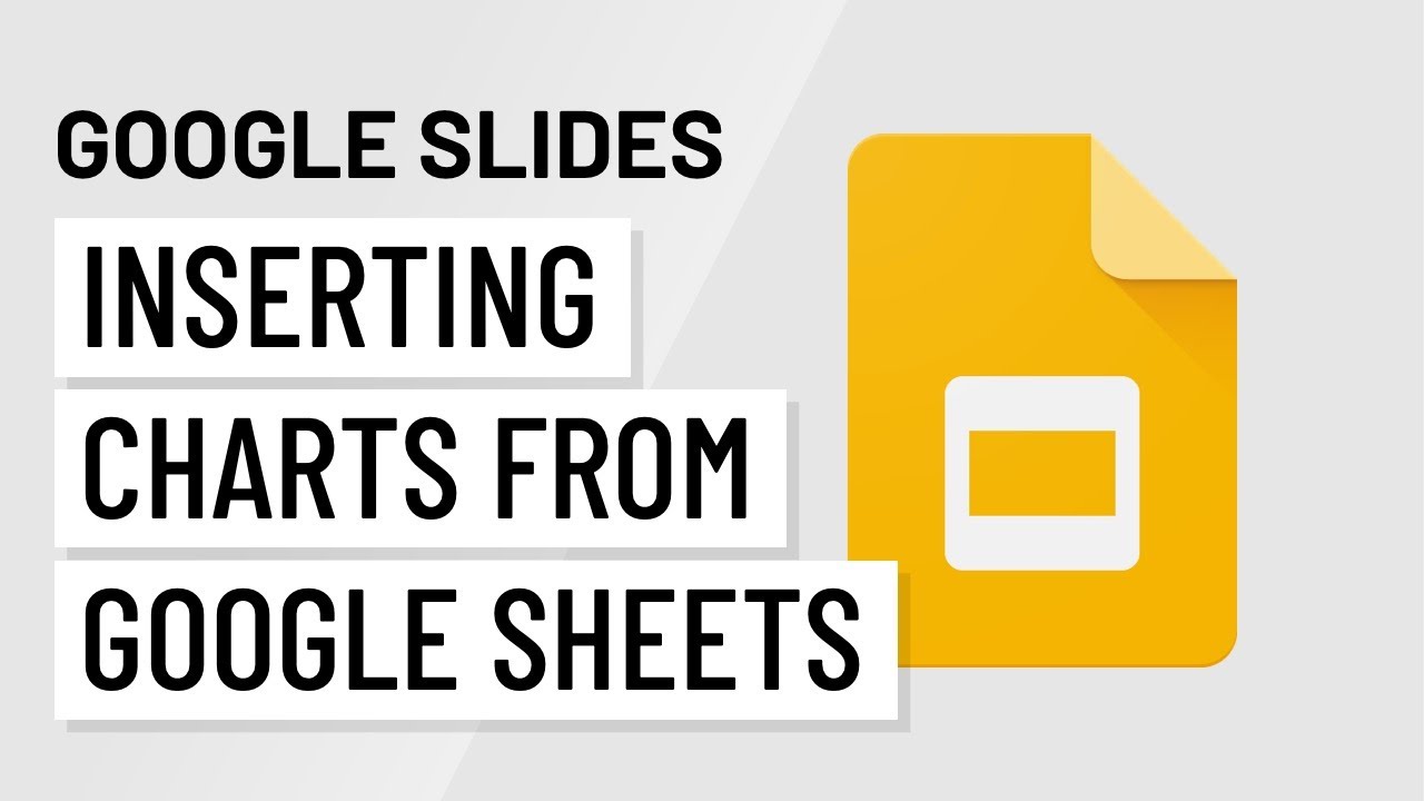Google Slides: Inserting Charts from Google Sheets
