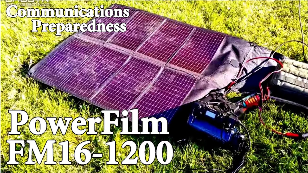 PowerFilm Solar FM16-1200 | Обзор портативной солнечной панели