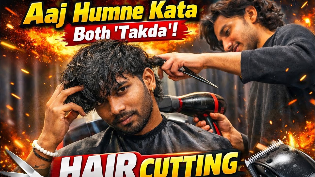Aaj Hamne Kata Sabse 'Takda' Haircut! 🔥 | New Hairstyle Look 2026