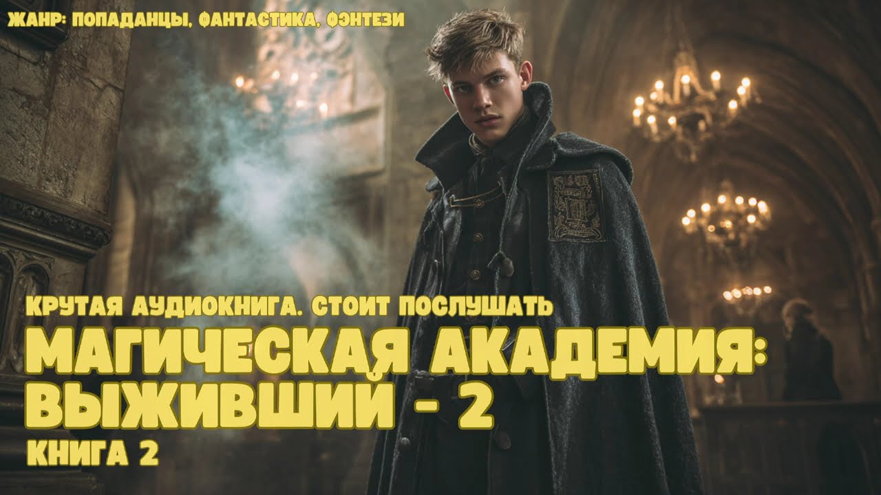 МАГИЧЕСКАЯ АКАДЕМИЯ: ВЫЖИВШИЙ ( Книга 2 ) #аудиокнига #фэнтези #попаданец