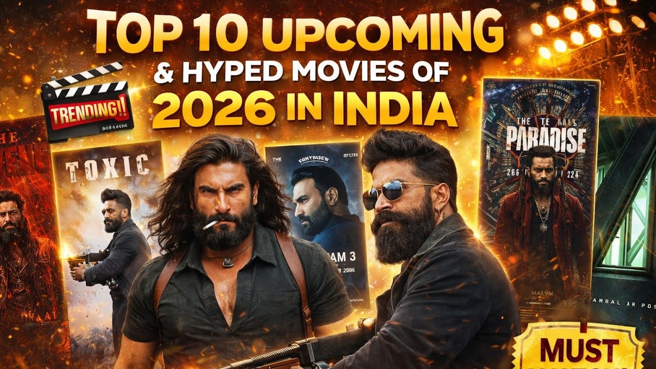 Top 10 Upcoming Trending & Hyped Movies of 2026 In India | #top #movie #film #bollywood #viral #yt 