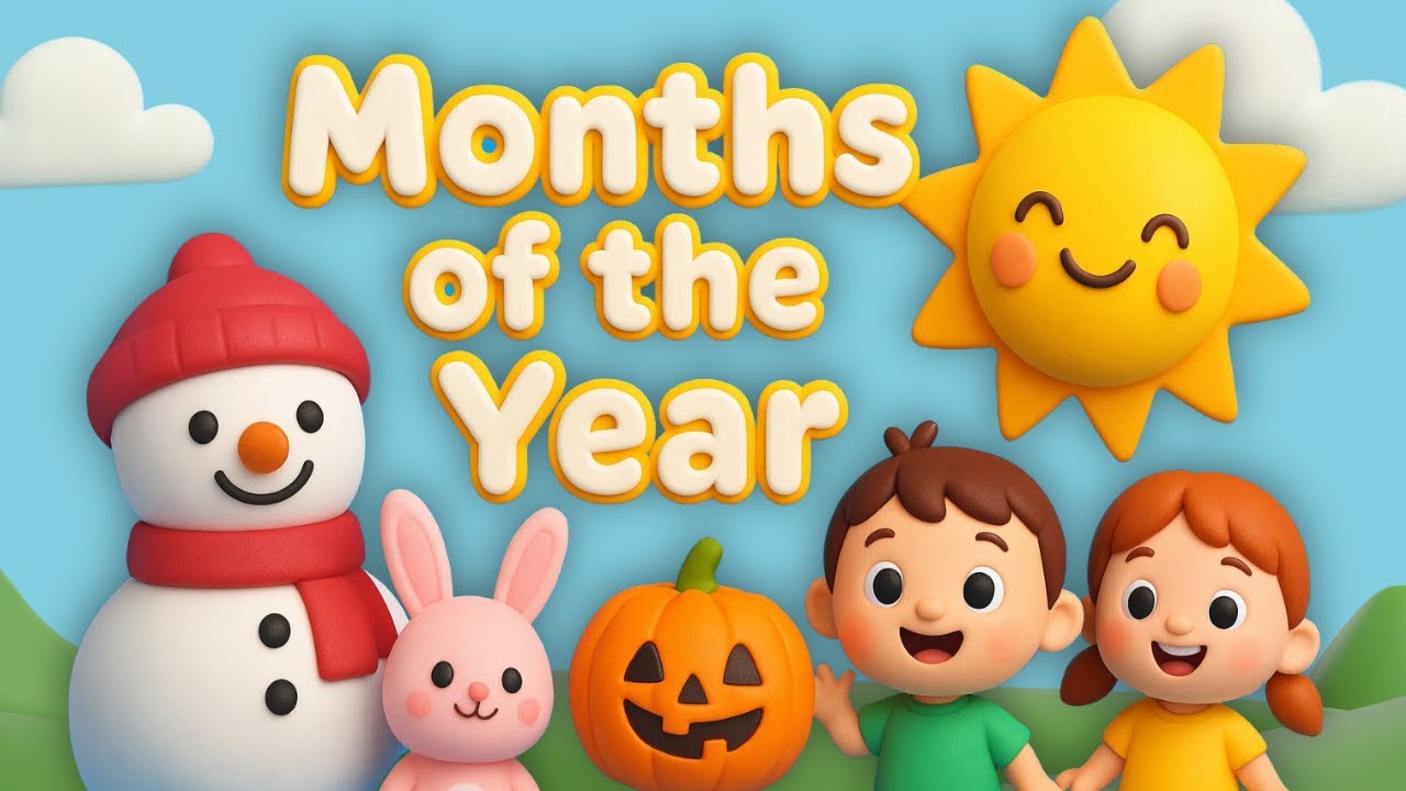 ❄️🌸Months of the Year Song for Kids 🎃🎄| Learn Days in months & Holidays | Preschool Learning Song